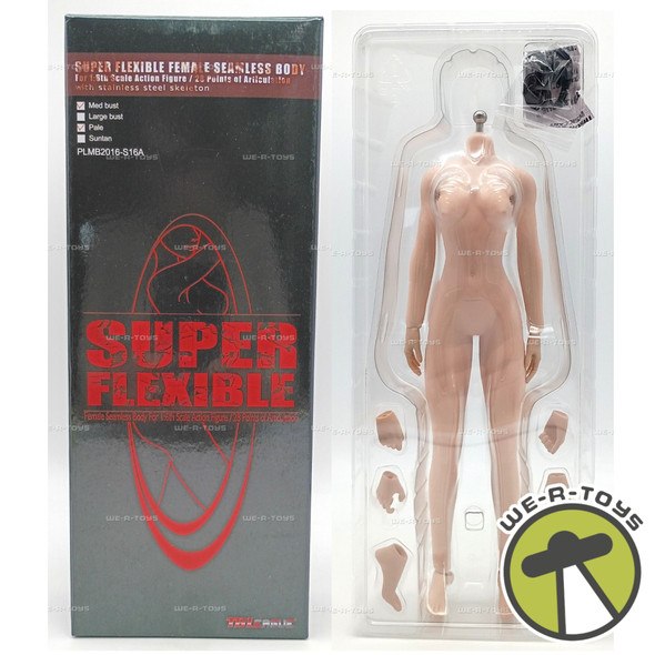TBLeague Seamless Body Model for Action Figure 1/6 Female Pale Skin Mid Bust