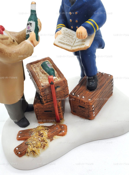 Department 56 Checking the Ship's Manifest, Queens Port Dickens' Village 58599 U
