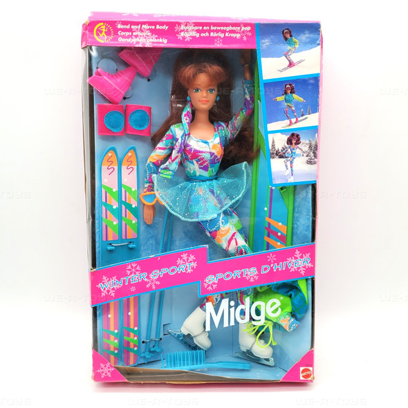 Barbie Winter Sports Midge Doll with Bend and Move Body 1994 Mattel No. 13514