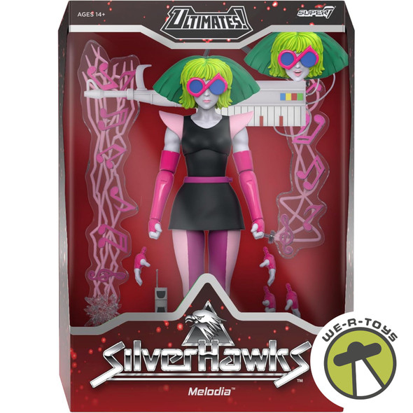 SilverHawks ULTIMATES Wave 7 Melodia Toon Action Figure Super7
