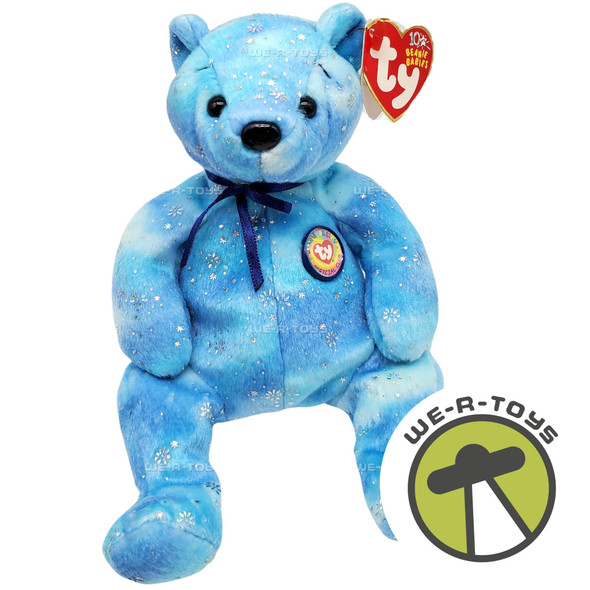 Ty Beanie Babies Clubby 6 the Bear Blue Version BBOC
