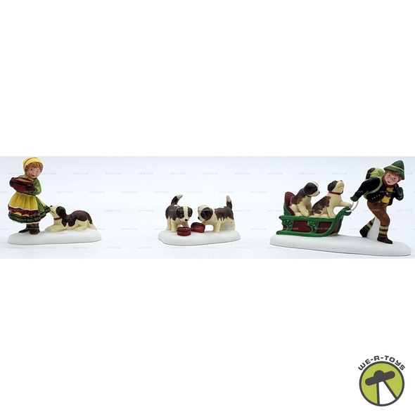 Department 56 A New Batch of Christmas Friends Set of 3 Heritage Village 56175CL