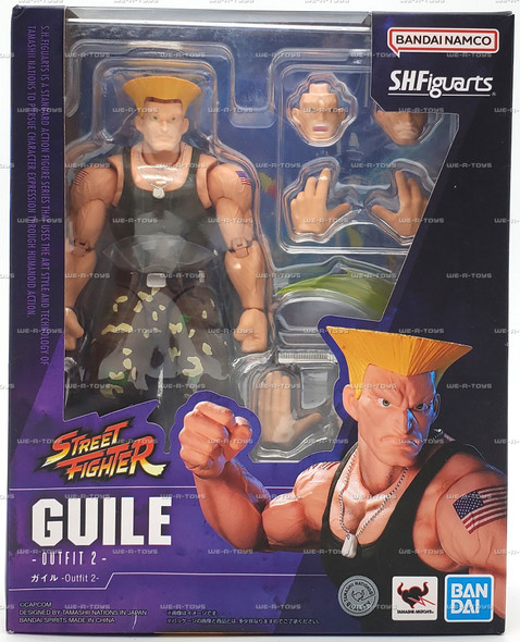 Street Fighter Series Guile Outfit 2 Action Figure S.H. Figuarts 2001