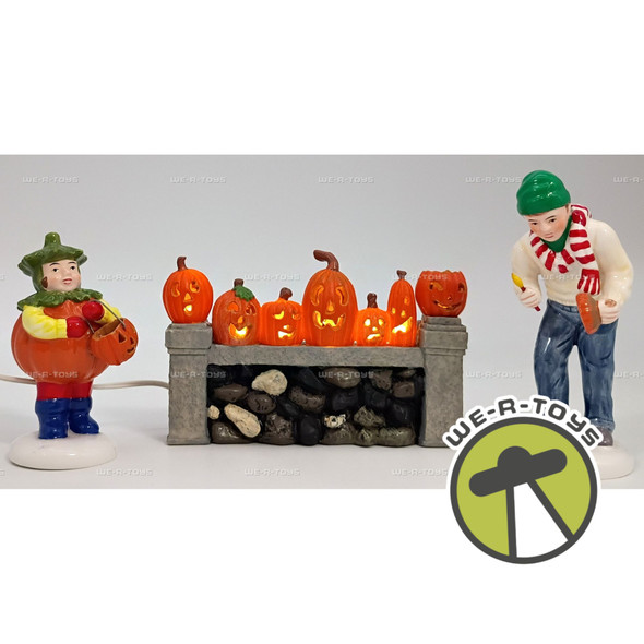 Department 56 Lighting the Jack-O-Lanterns Snow Village Halloween Series 55117