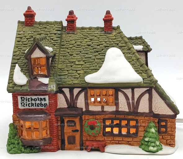 Department 56 Nicholas Nickleby Cottage Dickens Village Series Lighted Building
