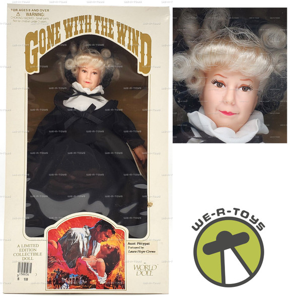 Gone with The Wind Aunt Pittypat Collectible Doll 1989 World Doll #61091