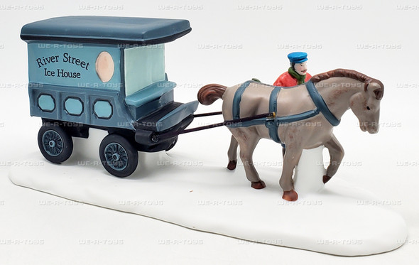 Department 56 River Street Ice House Cart Village Accessory 59595
