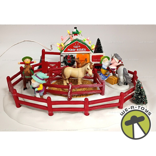 Department 56 Lucky's Pony Rides North Pole Series 56.56776 Lighted Building Set