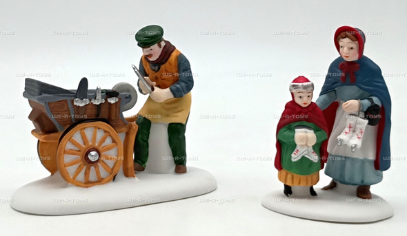 Department 56 Knife Grinder Heritage Village Collection Set of 2 Accessories