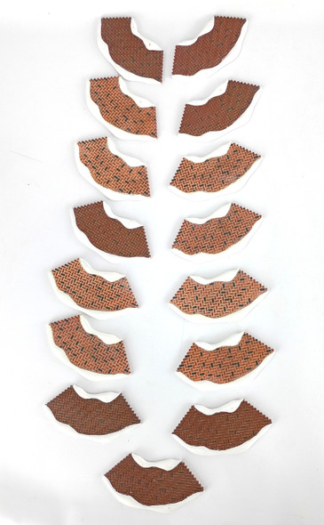 Department 56 Curved & Straight Winter Walkway Accessories for Villages 50 Pc