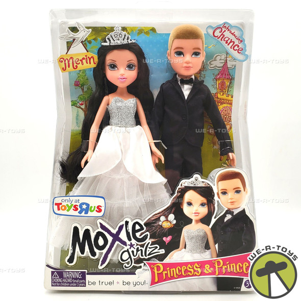 Moxie Girlz Princess and Prince Merin and Chance Dolls MGA Entertainment NEW