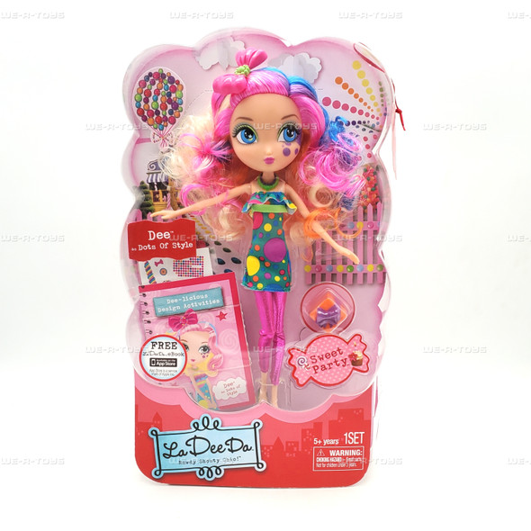 La Dee Da Rowdy Shouty Chic Sweet Party Dee Dots Of Style Doll Spin Master NEW