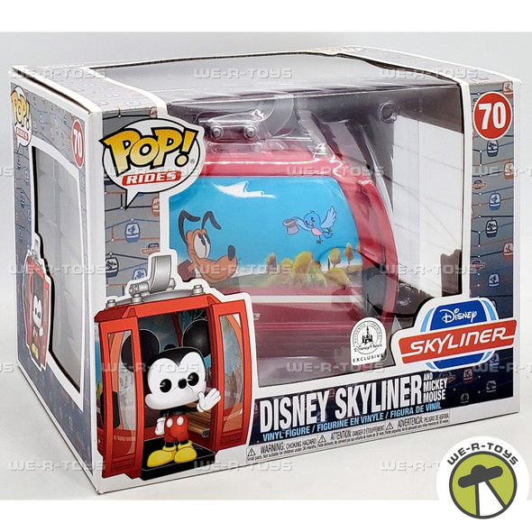 Funko POP Rides Disney Skyliner and Mickey Mouse 70 Vinyl Figure