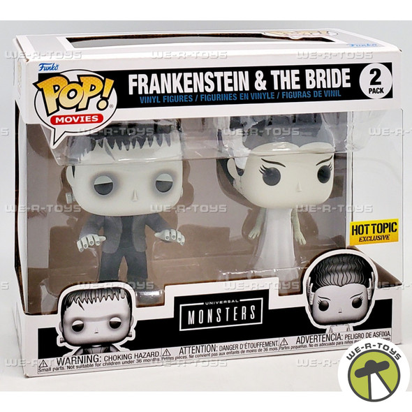 Funko POP Universal Monsters Frankenstein & The Bride 2 Pack Vinyl Figure