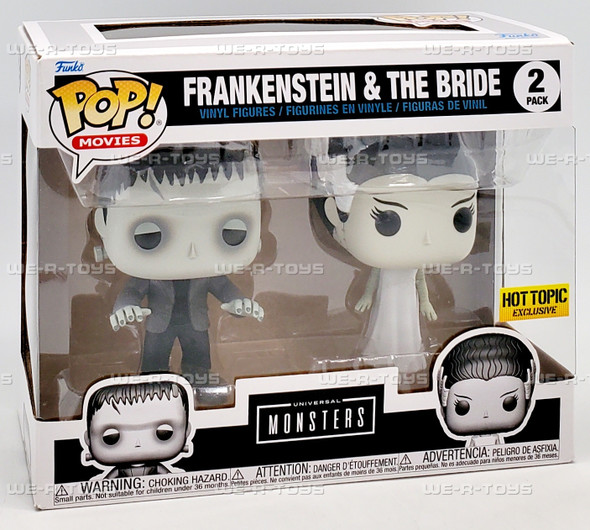 Funko POP Universal Monsters Frankenstein & The Bride 2 Pack Vinyl Figure