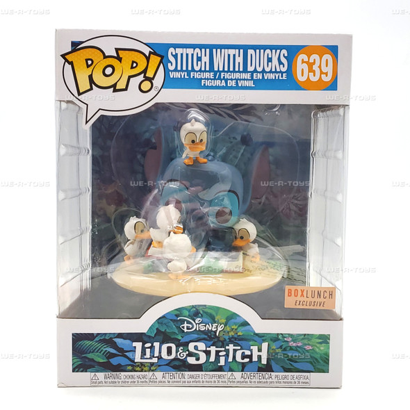 Funko POP Disney Lilo and Stitch Stitch with Ducks 639 Vinyl Figure NEW