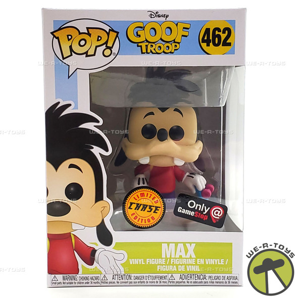 Funko Pop! 462 Disney Goof Troop Max Vinyl Figure GameStop Exclusive 2018 Chase