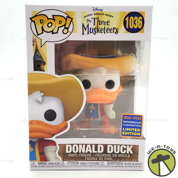 Funko POP Disney Donald Duck The Three Musketeers 1036 Vinyl Figure