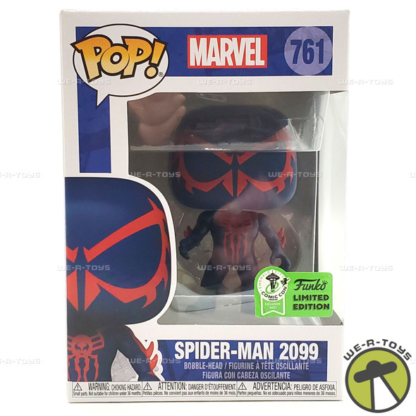 Funko Pop! Marvel #761 Spider-Man 2099 Bobble-Head EMCC 2021