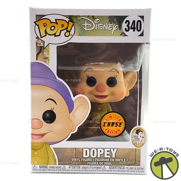 Funko Pop! Disney Snow White and the Seven Dwarves Dopey Chase Vinyl Figure 340
