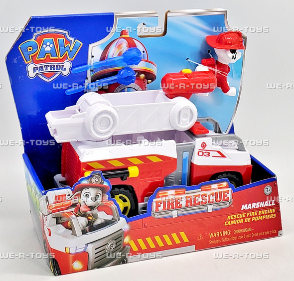 Paw Patrol Fire Rescue Marshall's Rescue Fire Engine Vehicle with Figure