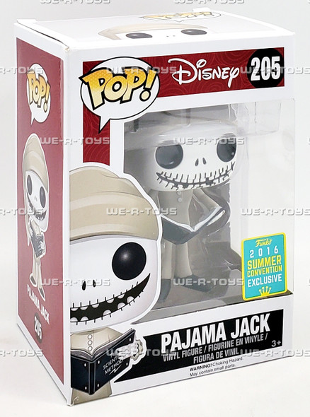 Funko POP Disney The Nightmare Before Christmas Pajama Jack 205 Vinyl Figure