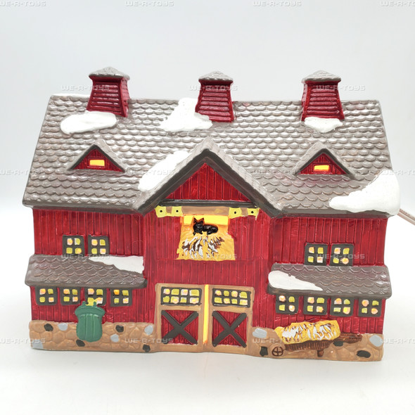 Department 56 Red Barn The Original Snow Village Lighted Building 50814