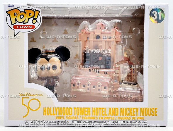 Funko POP Town Walt Disney World 50th Anniversary Tower of Terror with Mickey 31