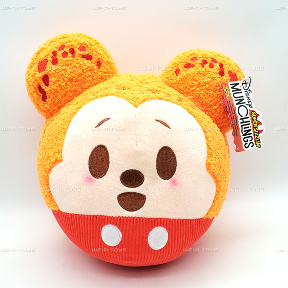 Disney Super Sizzlin Munchlings Hot Cheese Puff Mickey Scented Plush 2024 NEW