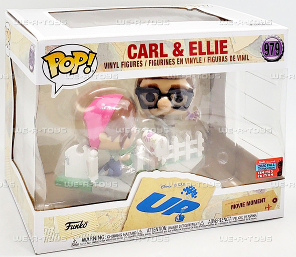 Funko POP Movie Moments Disney Pixar’s UP Carl and Ellie 979 Vinyl Figure