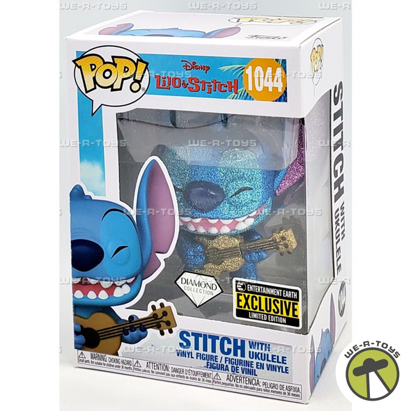 Funko POP Disney Lilo & Stitch Stitch with Ukulele 1044 Vinyl Figure Diamond