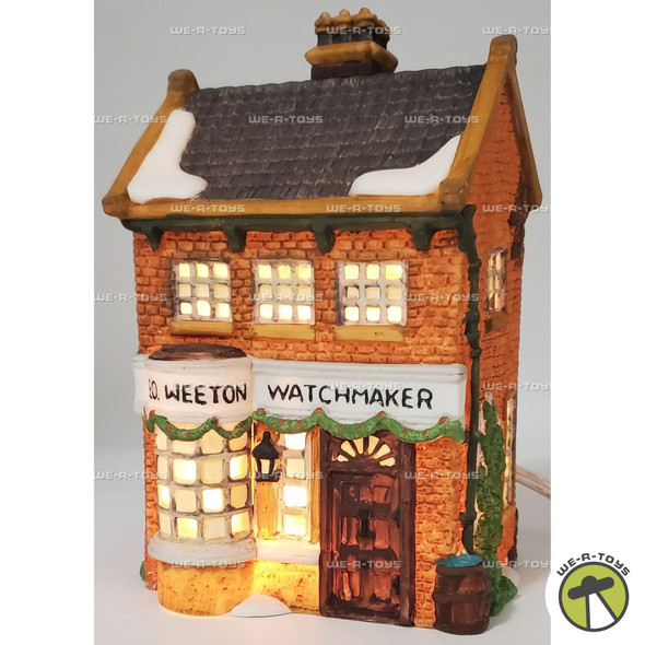 Department 56 Geo Weeton Watchmaker Dicken's Village Series No. 59269