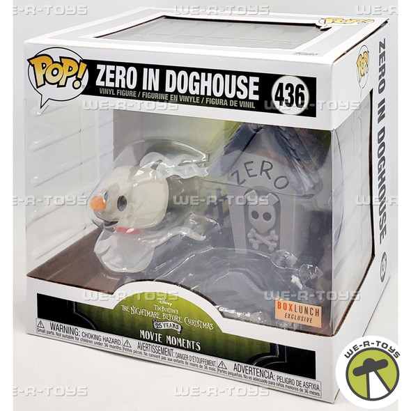 Funko POP Movie Moments The Nightmare Before Christmas Zero in Doghouse 436