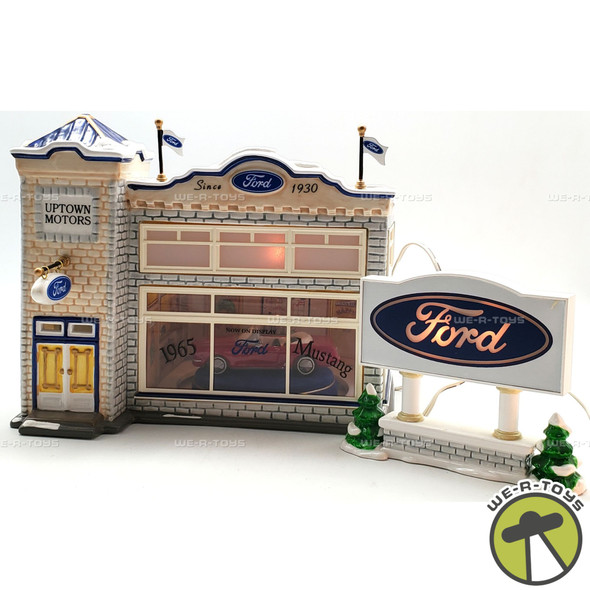 Department 56 Uptown Motors Ford 3 Pieces Original Snow Village 54941 NEW