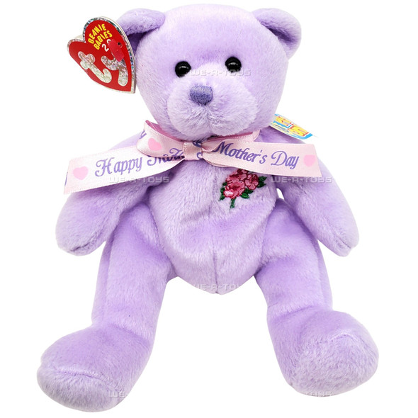 Ty Beanie Babies 2.0 Love To Mom the Bear Mother's Day Plush