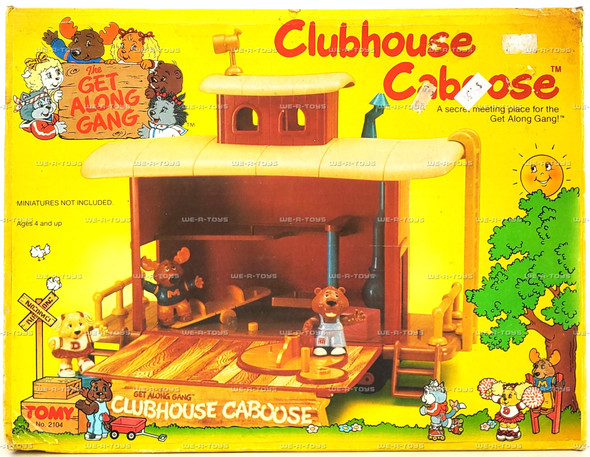 The Get Along Gang Clubhouse Caboose Vintage Playset 1984 TOMY #2104