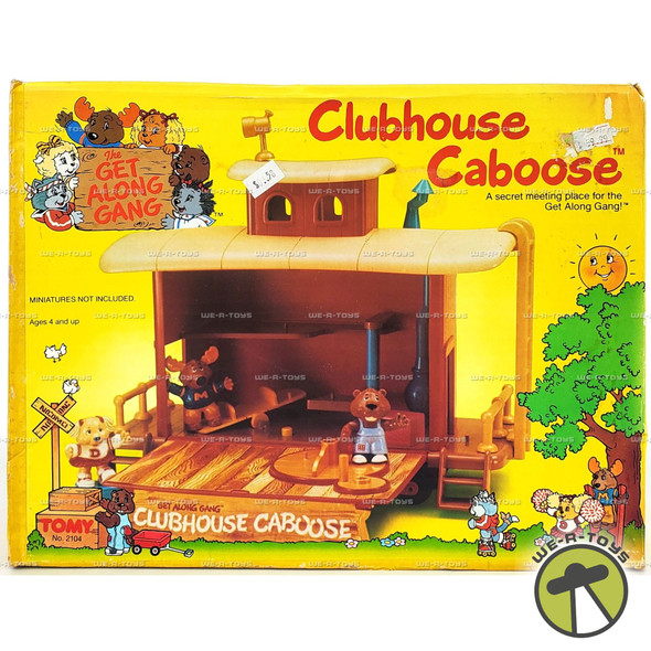 The Get Along Gang Clubhouse Caboose Vintage Playset 1984 TOMY 2104