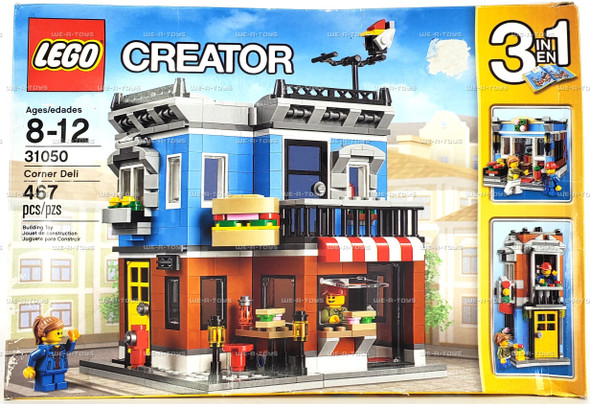 LEGO Creator 3 in 1 Corner Deli 2016 Building Set 467 Pieces #31050