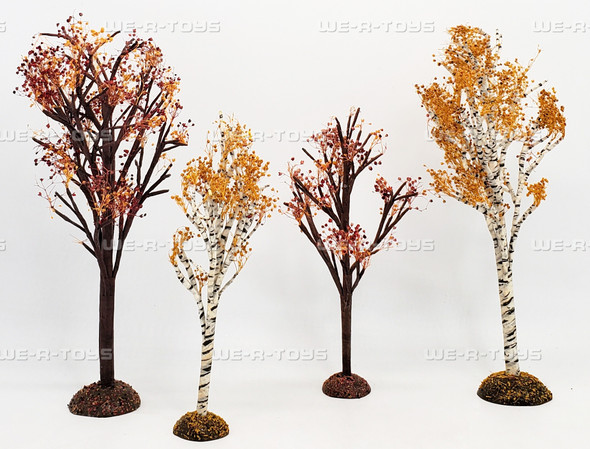 Department 56 Seasons Bay Set of 4 Autumn Trees 53383