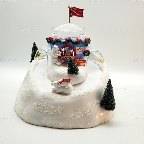 Department 56 North Pole Series Coca-Cola Sliding Hill Item No 56851