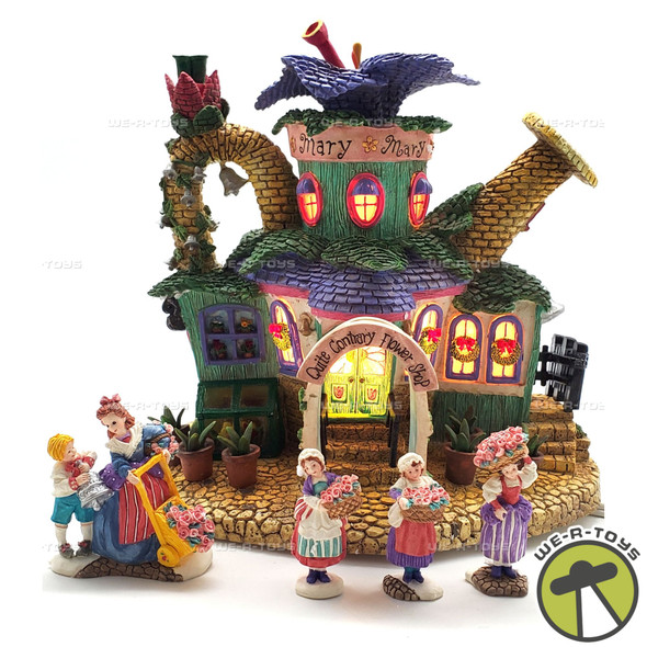 Department 56 Storybook Village Mary Mary Quite Contrary Set of 5 #13180 NEW