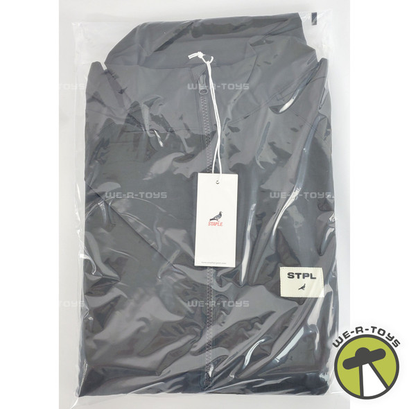 Staple Pigeon Jacket Windbreaker STPL Charcoal Half Zip Size L