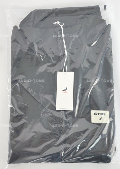 Staple Pigeon Jacket Windbreaker STPL Charcoal Half Zip Size L