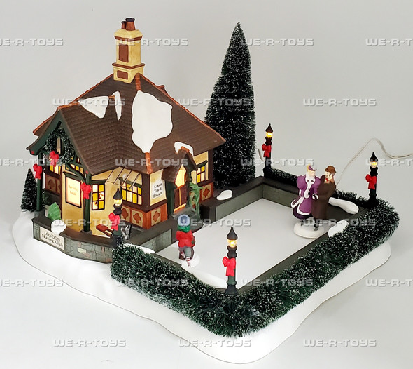Department 56 London Skating Club Gift Set of 5 Dickens Village Series 58700