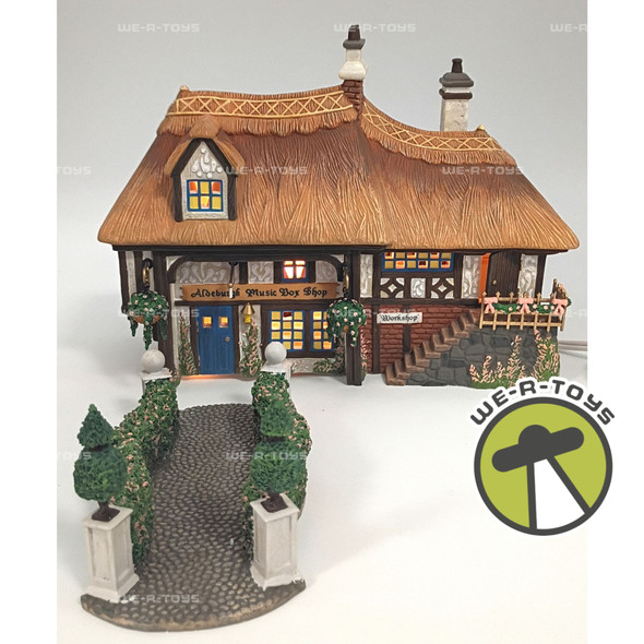 Department 56 Aldeburgh Music Box Shop Gift Set Dickens Village With Music 58442
