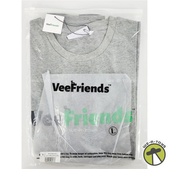 VeeFriends Classic Long Sleeve T-Shirt Ash Gray Size L