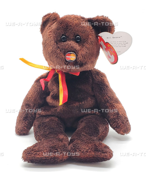 Ty Beanie Babies M.C. Beanie Bear Mastercard Black Nose