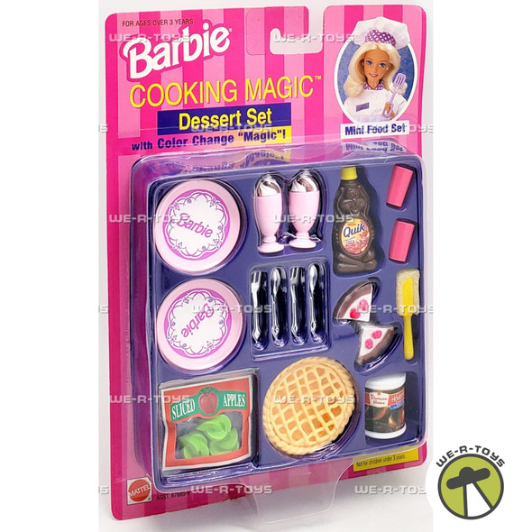 Barbie Cooking Magic Dessert Set Color Change Magic 1997 Mattel 67682