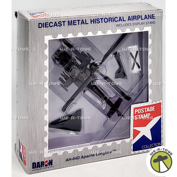 AH-64D Apache Longbow Diecast Metal Historical Airplane Postage Stamp Collection