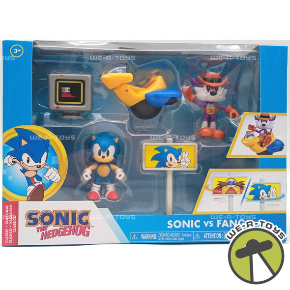 Sonic The Hedgehog Sonic vs Fang Action Figures Set 42813 Jakks Pacific 2025